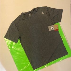 Reebok CHARCOAL HEATHER Shirt Size Small NWT